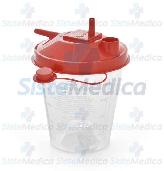 Frasco recipiente para aspirador con capacidad de 800 cc (ml)