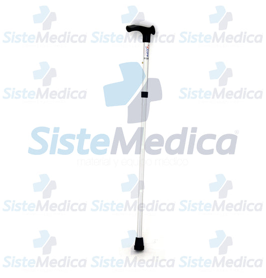 Bastón aluminio plegable ergonomico mano derecha