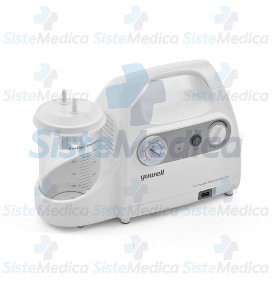 Aspirador portátil para succión de flemas 15 lts/min