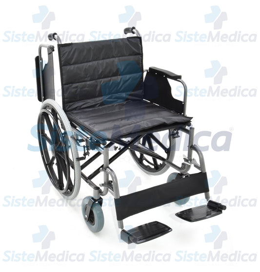 Silla de ruedas para paciente con sobrepeso