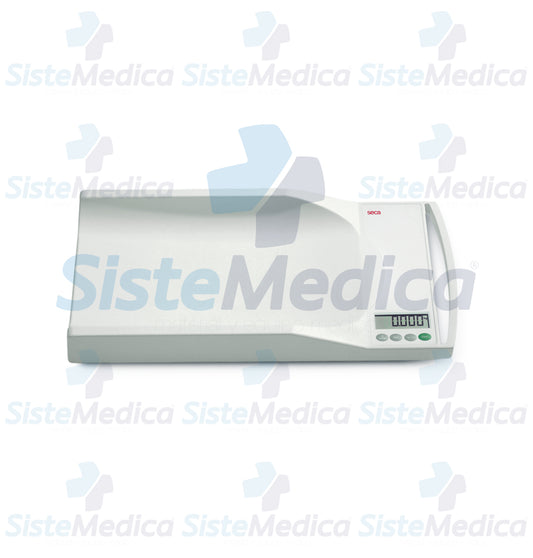 Báscula electrónica para bebés con adaptador para corriente y baterías