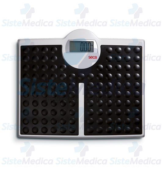 Bascula electrónica de piso con plataforma extra grande capacidad de 200 kg