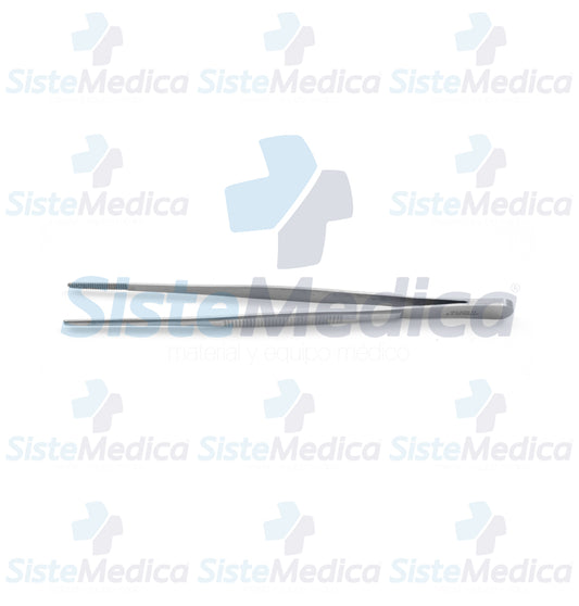 Pinza de disección sin dientes 16 cm