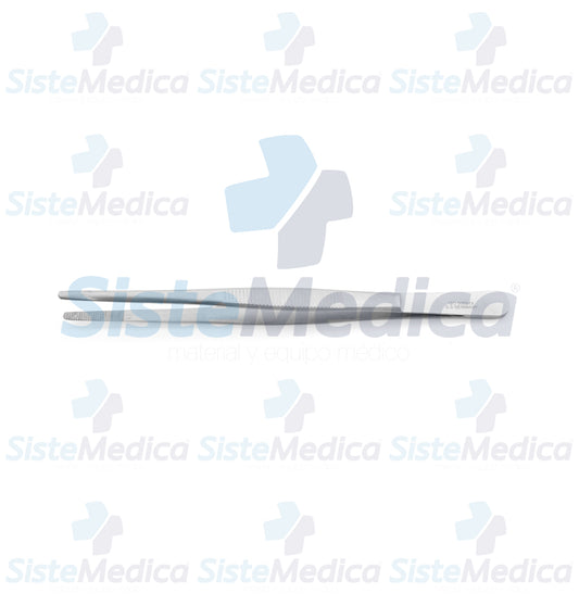 Pinza de disección sin dientes 16 cm