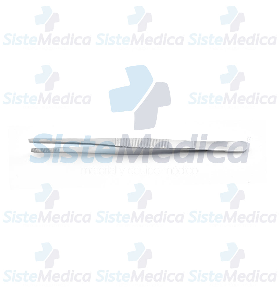 Pinza de disección sin dientes 18 cm