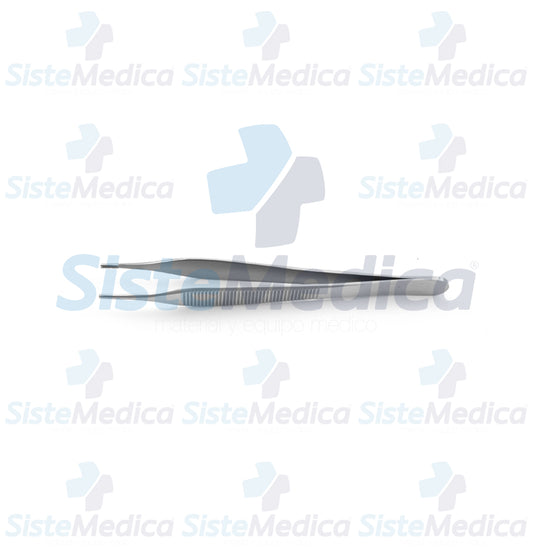 Pinza Adson Brown con puntas estriadas laterales 12 cm