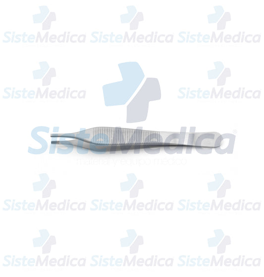 Pinza Adson Brown con puntas estriadas laterales 12 cm