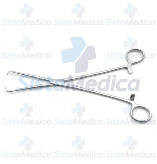Pinza uterina Pozzi 24 cm