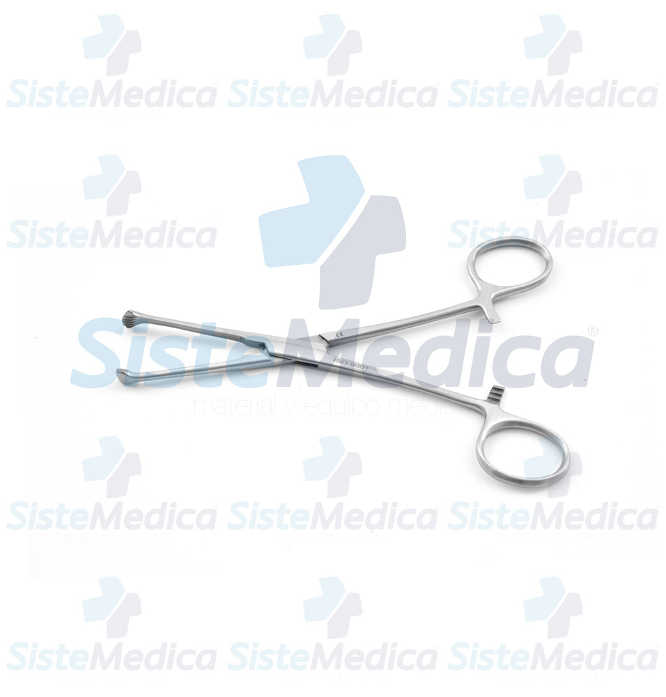 Pinza para tejidos Allis (dentada 5 x 6) 15 cm