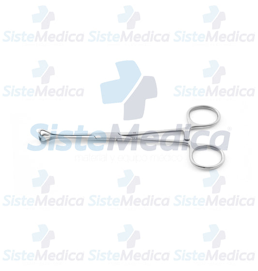 Pinza intestinal Babcock fenestrada con cremallera 16 cm