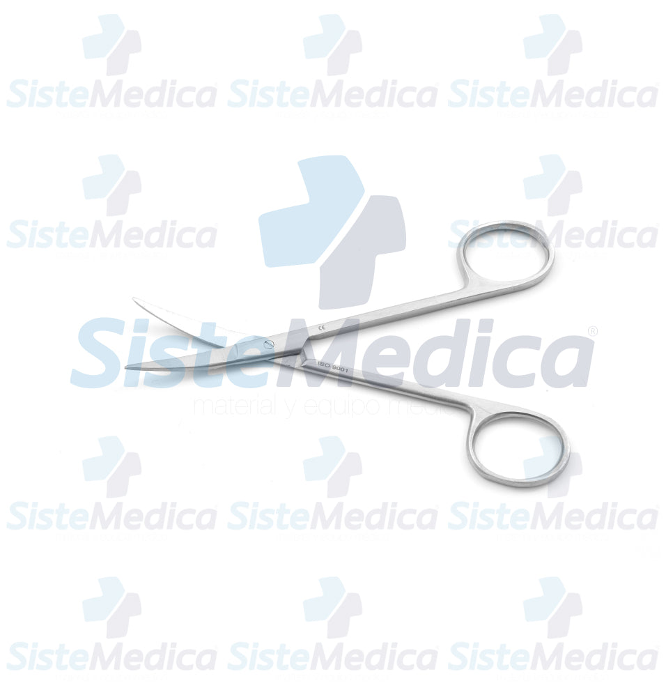 Tijeras de cirugia Iris curva 12 cm