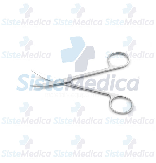 Tijeras de cirugia Iris curva 12 cm