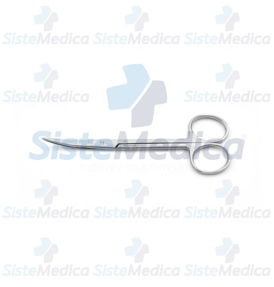 Tijeras de cirugia Iris curva 12 cm