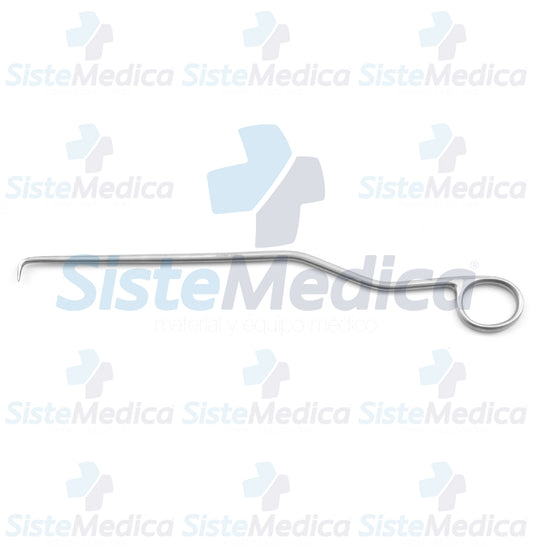 Amniotomo gancho para placenta Beacham 26 cm