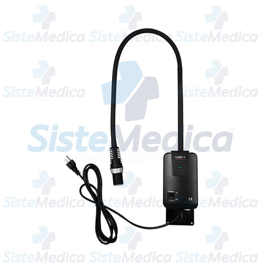 Lámpara de exploración médica de leds 50 watts con multi ángulo de pared y piso con pedestal