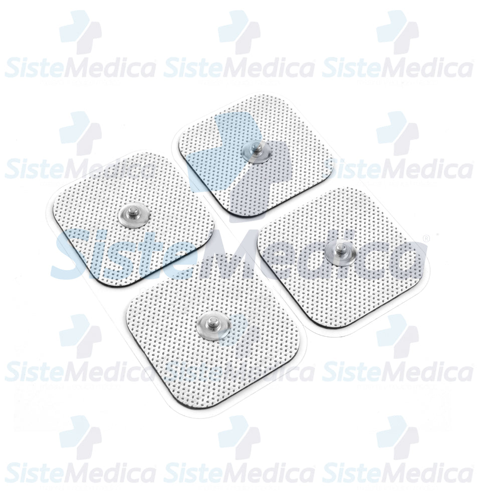 Parches electrodos para electro estimulador TENS juego de 4 piezas