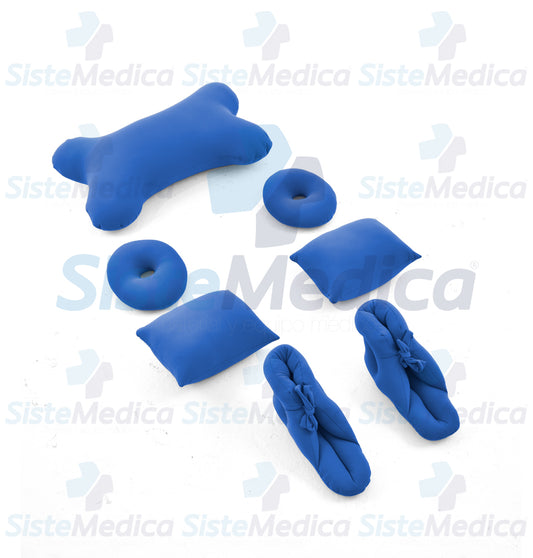 Juego de 7 cojines rellenos de micro esferas