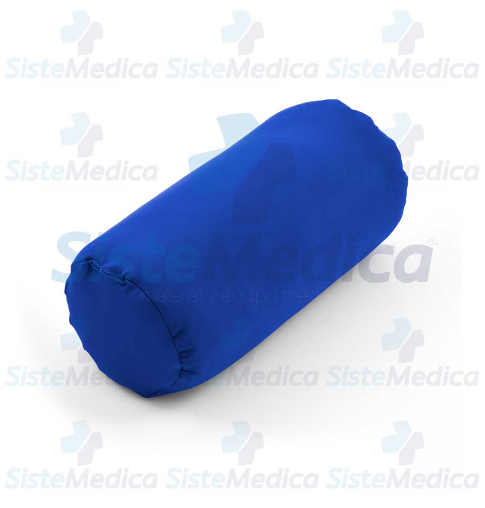 Cojín en forma de cilindro relleno con micro esferas