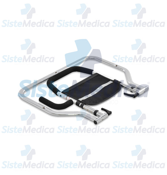 Barandal de apoyo para cama, con agarradera