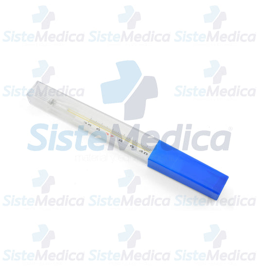 Termómetro mercurial oral plano