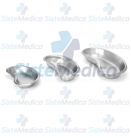 Charola riñon acero inoxidable 500 ml